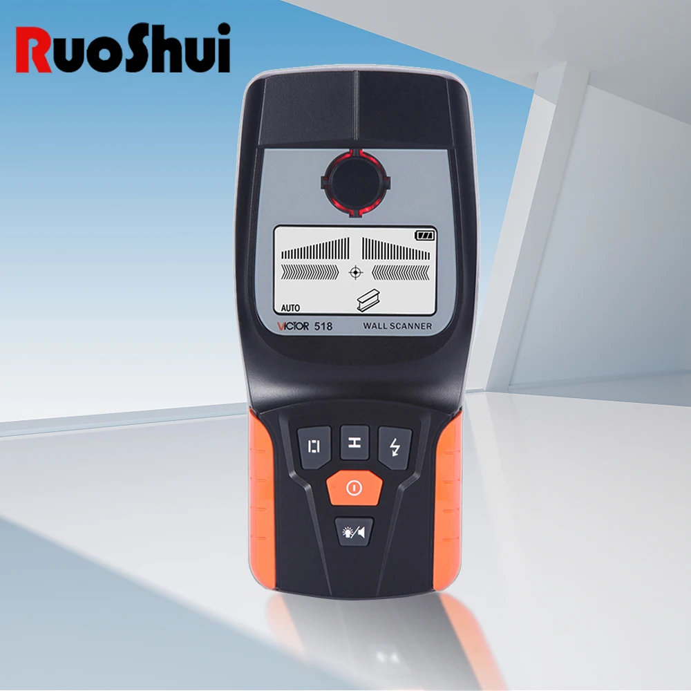 Ruoshui Brand New Wall Scanner 3 In 1 Metal Detector Wood Cable Electrical Wire Stud Finder With LED and Beep alarm
Ruoshui Brand New Wall Scanner 3 In 1 Metal Detector Wood Cable Electrical Wire Stud Finder With LED and Beep alarm