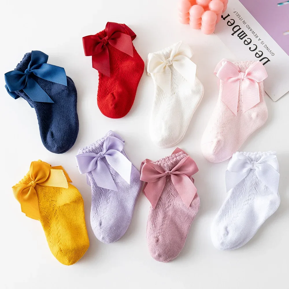 Spring Summer Baby Socks European and American Style Hollow Princess Socks Bow Girls Cotton Ankle Socks for Children 1-5 Years
Spring Summer Baby Socks European and American Style Hollow Princess Socks Bow Girls Cotton Ankle Socks for Children 1-5 Years