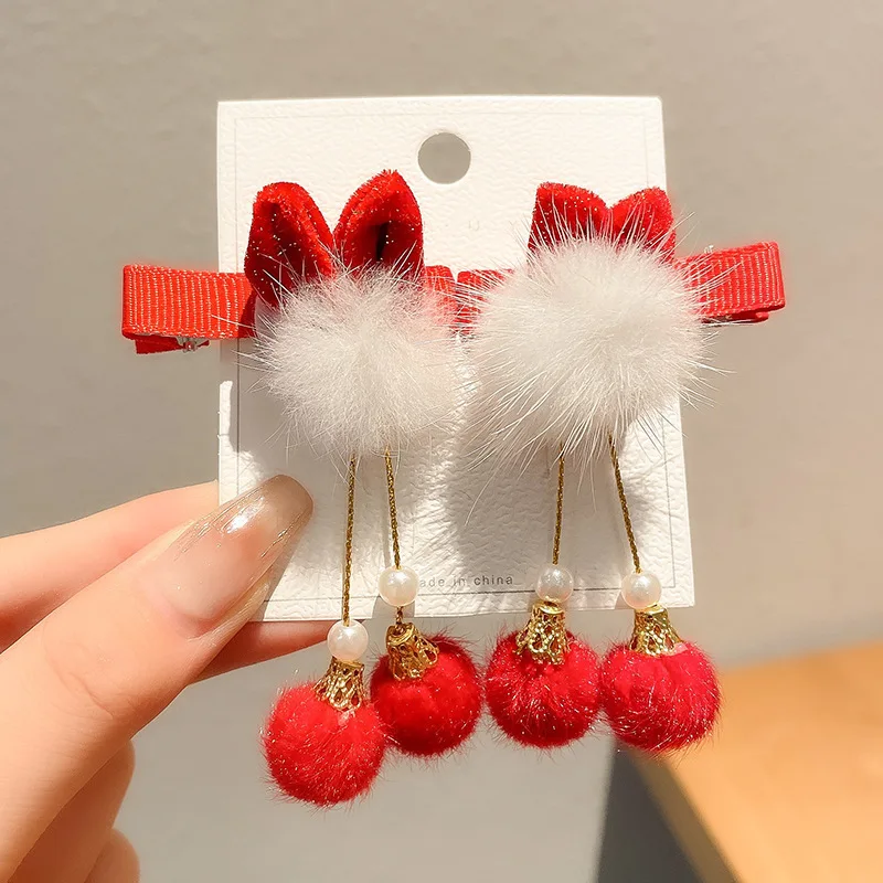 Red Children's Bow Hairpin Girl's New Year Headwear Chinese Style Hanfu Accessories Hair Clip Hairpin Headwear
Red Children's Bow Hairpin Girl's New Year Headwear Chinese Style Hanfu Accessories Hair Clip Hairpin Headwear