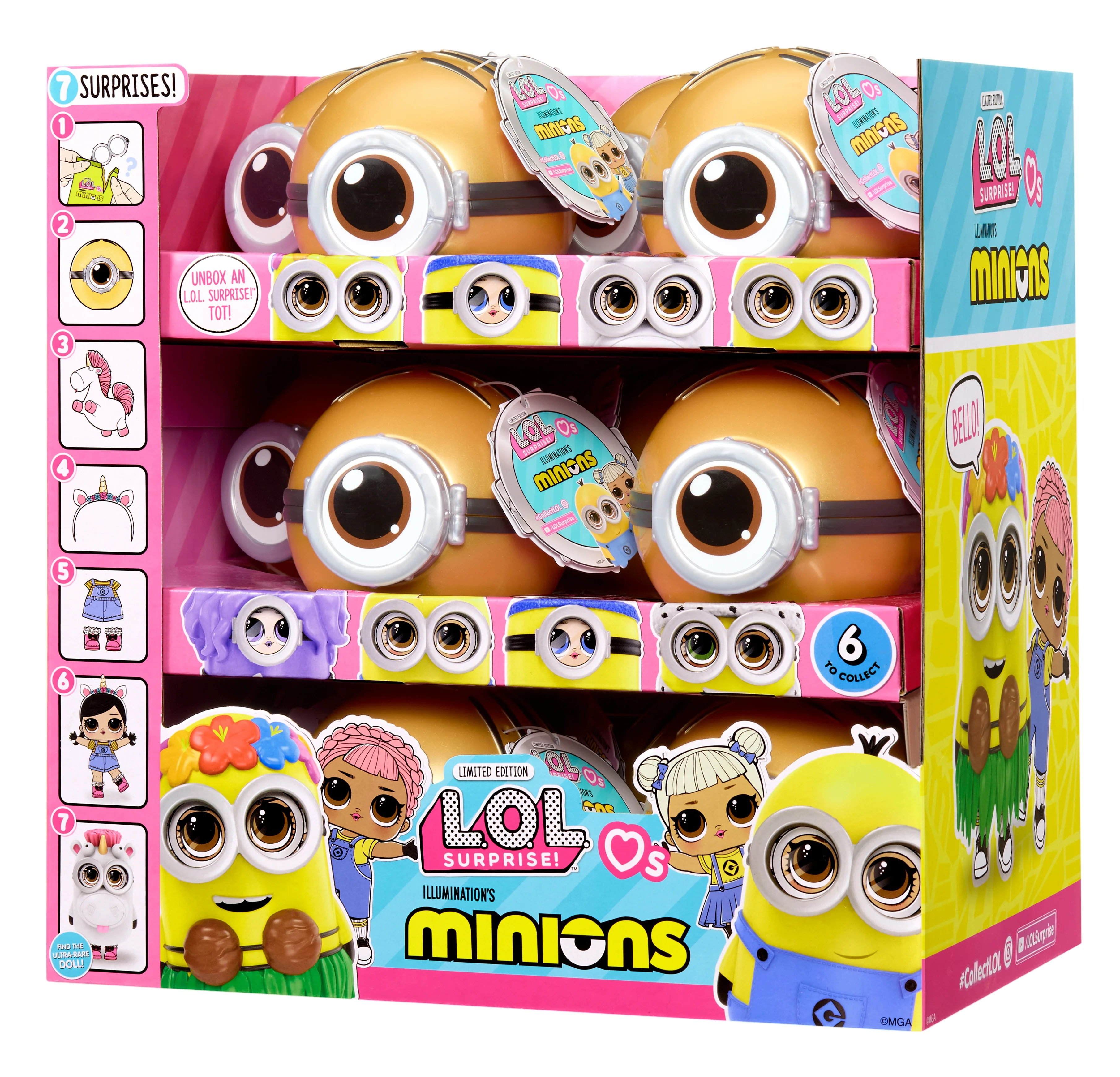 Куклы LOL Surprise Minions: 7 сюрпризов, кукла-принцесса Миньоны, игрушка для девочек в закрытой коробке, отличный подарок
Куклы LOL Surprise Minions: 7 сюрпризов, кукла-принцесса Миньоны, игрушка для девочек в закрытой коробке, отличный подарок 