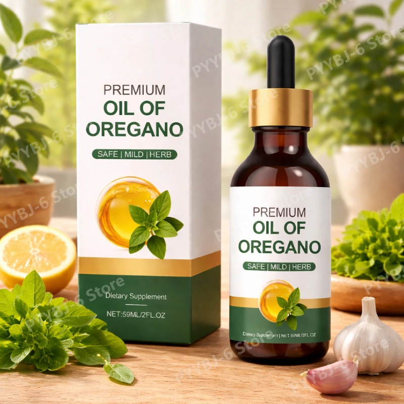 Oil of Oregano Liquid Drops Herbal Supplement Natural Plant Extract Daily Wellness Support Antioxidant Support for Adult 59 ML
Oil of Oregano Liquid Drops Herbal Supplement Natural Plant Extract Daily Wellness Support Antioxidant Support for Adult 59 ML