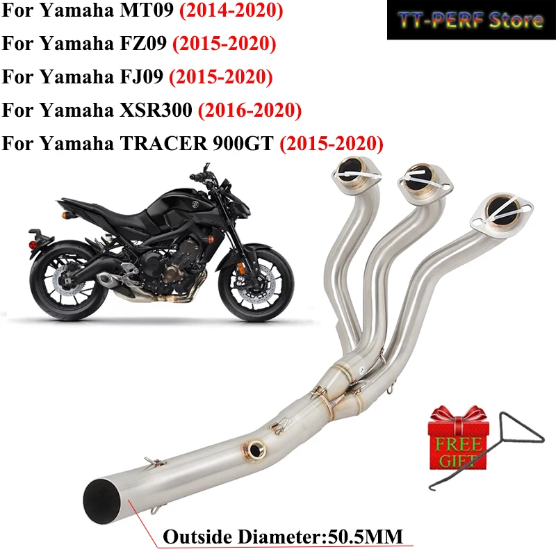 Для Yamaha MT09 FZ09 FJ09 XSR900 TRACER 900 GT 2014-2020 мотоциклетные системы выхлопной системы, модифицированный глушитель передней трубы
Для Yamaha MT09 FZ09 FJ09 XSR900 TRACER 900 GT 2014-2020 мотоциклетные системы выхлопной системы, модифицированный глушитель передней трубы