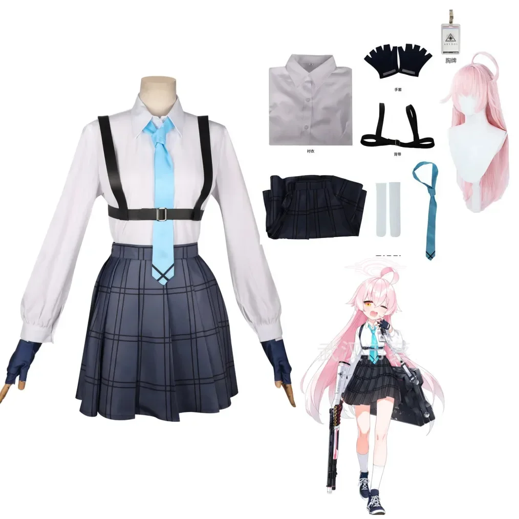 Game The Animation Takanashi Hoshino Cosplay Costume Wig Japanese School Uniforms Skirt Woman Kawaii Halloween Carnival Suit
Game The Animation Takanashi Hoshino Cosplay Costume Wig Japanese School Uniforms Skirt Woman Kawaii Halloween Carnival Suit