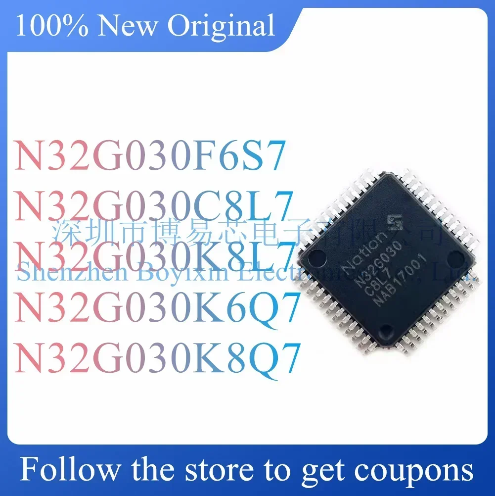 NEW N32G030F6S7 N32G030K8L7 N32G030C8L7 N32G030K6Q7 N32G030K8Q7 Original Product
NEW N32G030F6S7 N32G030K8L7 N32G030C8L7 N32G030K6Q7 N32G030K8Q7 Original Product