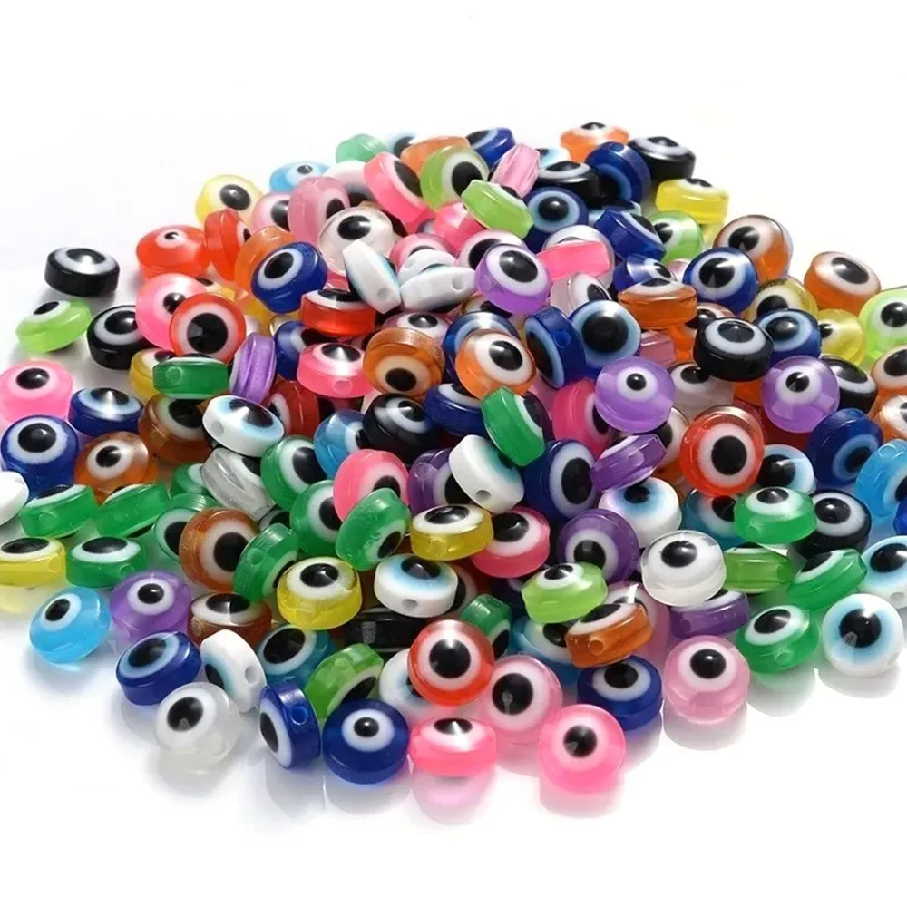 300pcs 8mm Flat Round Eye Beads Opaque Mixed Color Resin Eye Beads With Holes Loose Bead Spacer Beads Jewelry Making
300pcs 8mm Flat Round Eye Beads Opaque Mixed Color Resin Eye Beads With Holes Loose Bead Spacer Beads Jewelry Making