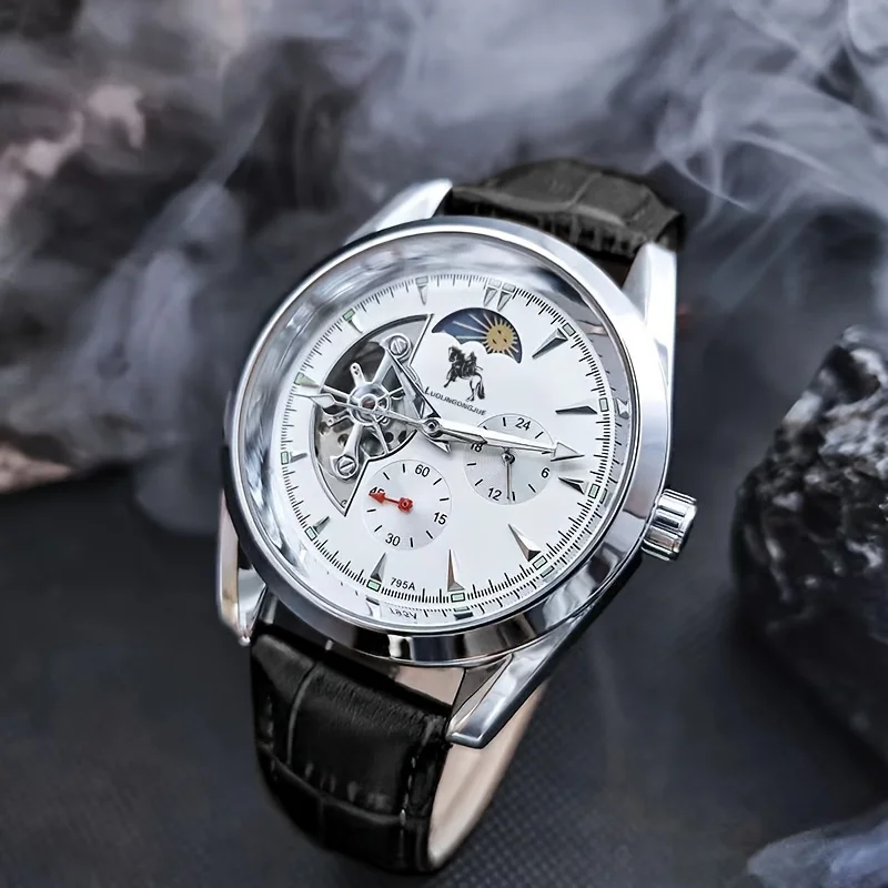 Luxurious Men's Fashionable Automatic Mechanical Watches, Highly Aesthetically Pleasing, Cool and Stylish Men's Watches, the Preferred Brand for Men, No Batteries Required
Luxurious Men's Fashionable Automatic Mechanical Watches, Highly Aesthetically Pleasing, Cool and Stylish Men's Watches, the Preferred Brand for Men, No Batteries Required