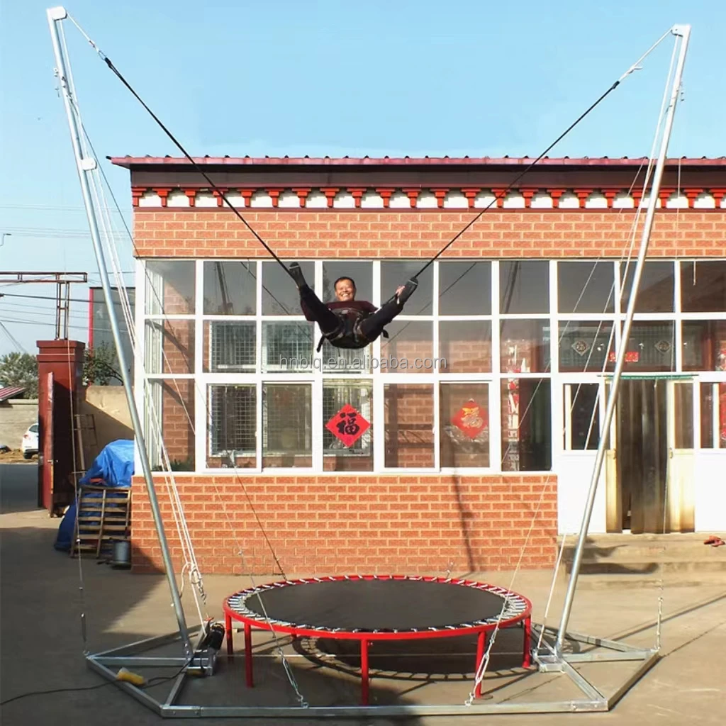 Hot Sale Single Bungee Jumping Trampoline for Adults PP+Rubber Material 5x3x5m Size Indoor/Outdoor Use
Hot Sale Single Bungee Jumping Trampoline for Adults PP+Rubber Material 5x3x5m Size Indoor/Outdoor Use