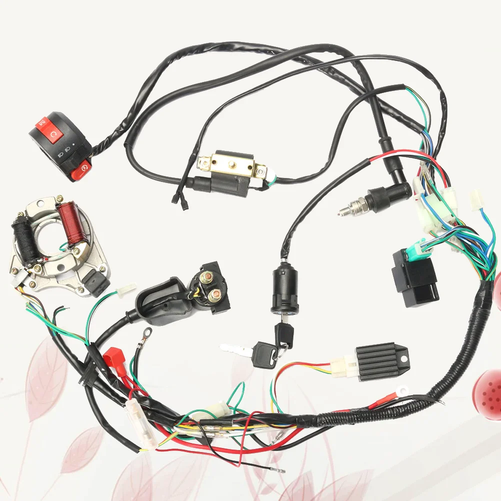 1 комплект 50, 70 90 110CC CDI жгута проводов в сборе, комплект проводки для ATV, электрический запуск Quad CDI, жгут проводов в сборе, комплект проводки зажигания
1 комплект 50, 70 90 110CC CDI жгута проводов в сборе, комплект проводки для ATV, электрический запуск Quad CDI, жгут проводов в сборе, комплект проводки зажигания