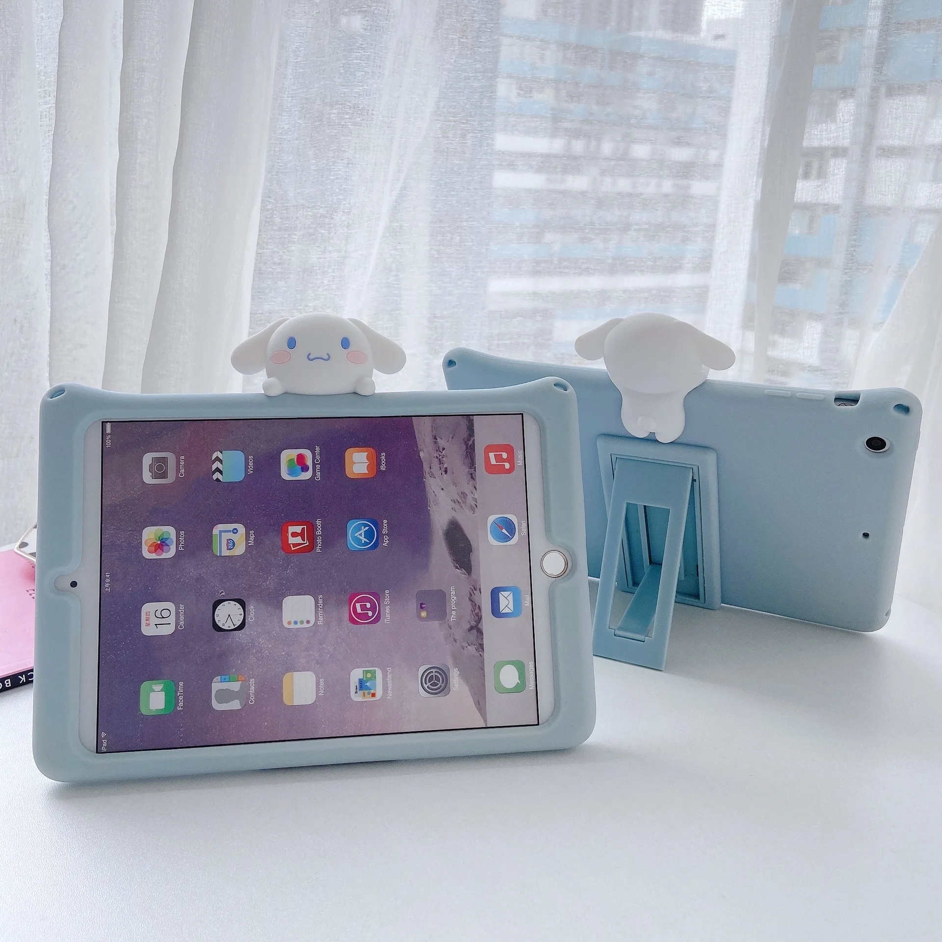 Sanrio Cinnamoroll Cover For iPad 7th 8th 10th 10.2 Mini4 5 9.7 2018 Air 1 2 3 10.9 Pro 11 2021 Soft Silicone Stand Tablet Case
Sanrio Cinnamoroll Cover For iPad 7th 8th 10th 10.2 Mini4 5 9.7 2018 Air 1 2 3 10.9 Pro 11 2021 Soft Silicone Stand Tablet Case
