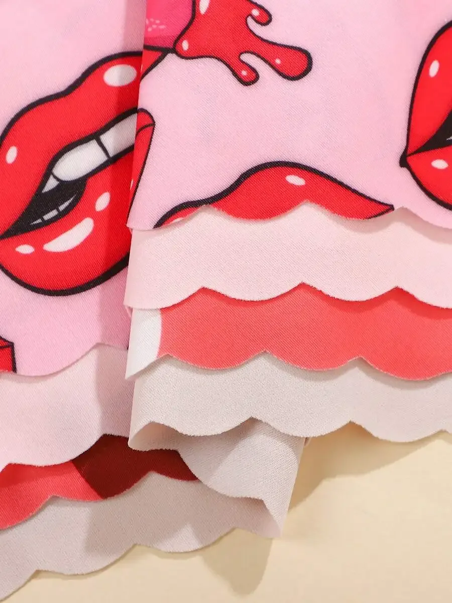 7pcs Womens Seamless Panty Set With Lip Print And Wave Hem Pink
7pcs Womens Seamless Panty Set With Lip Print And Wave Hem Pink