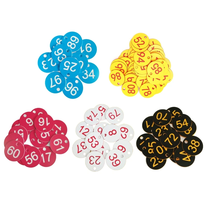 New 100Pieces Plastic Single Side Tags Number Tags with Keyring Lightweight Information Index for Key Tags Office Index Supp
New 100Pieces Plastic Single Side Tags Number Tags with Keyring Lightweight Information Index for Key Tags Office Index Supp