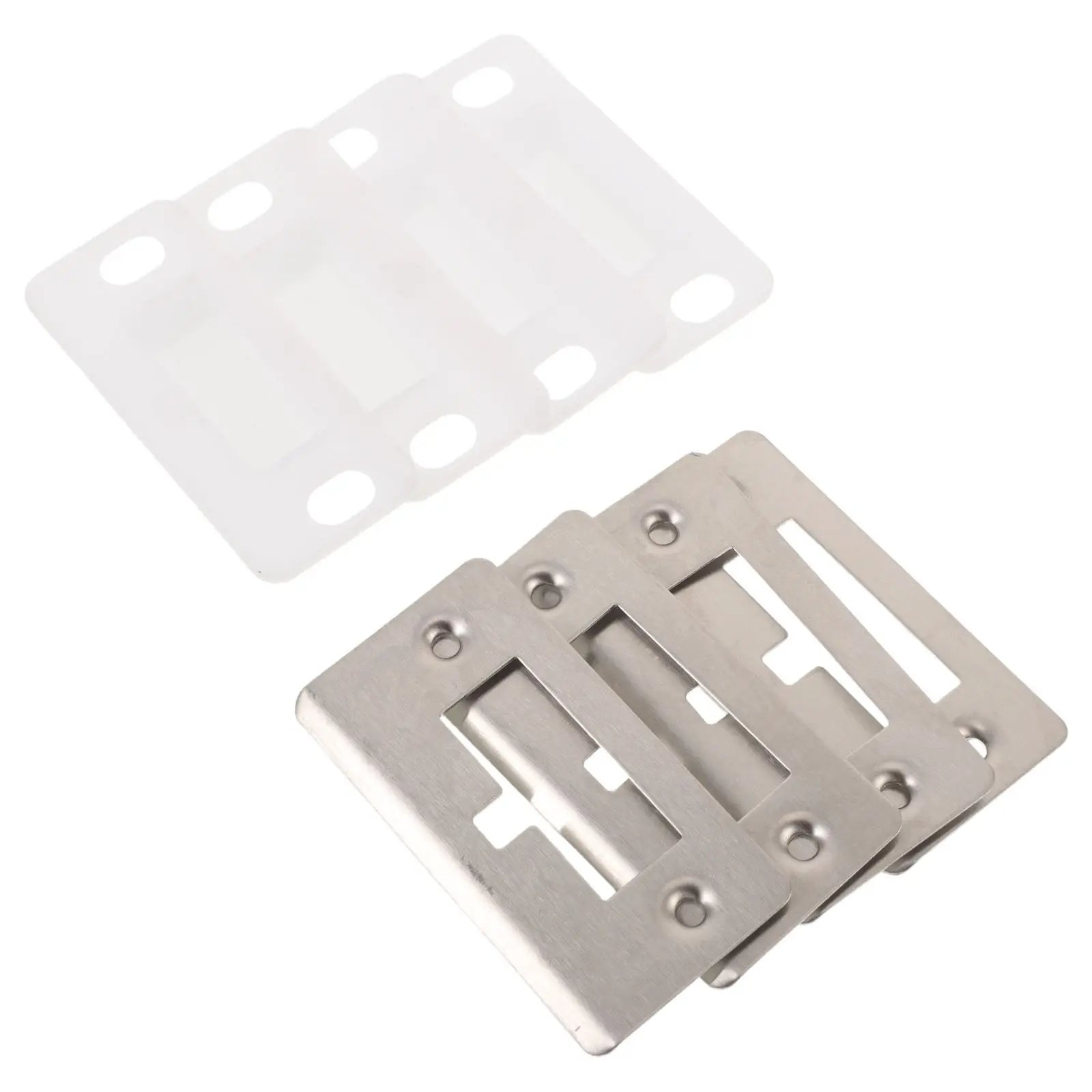 4Sets Lock Tongue Door Strike Plate Stainless Steel Latch Reinforcement Replacement Exterior Interior Deadbolt Repair Latch
4Sets Lock Tongue Door Strike Plate Stainless Steel Latch Reinforcement Replacement Exterior Interior Deadbolt Repair Latch