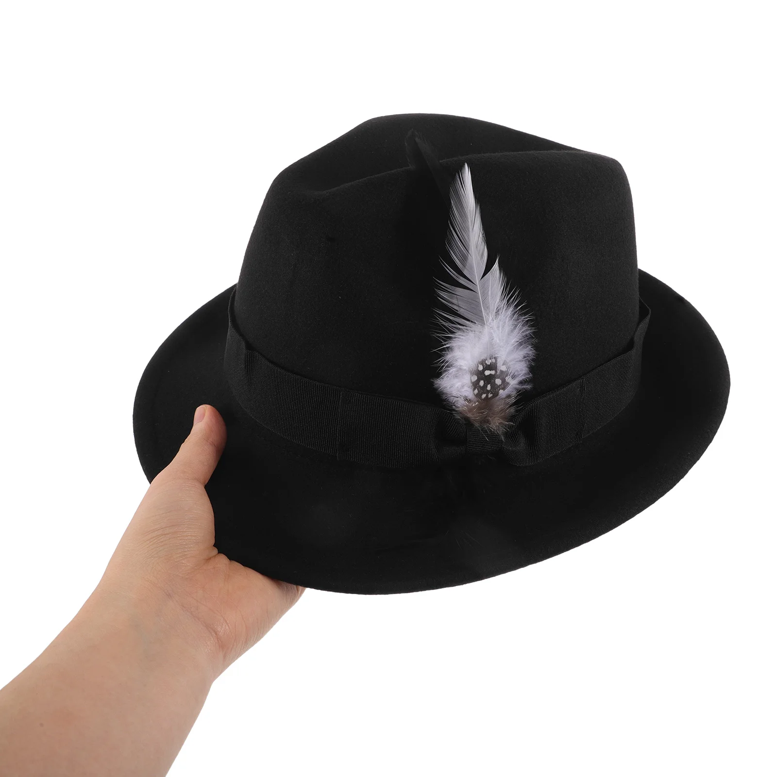 Mens Fedora Hat Classic Felt Jazz Cap Vintage Style Short Brim with Fake for Formal Events and Casual Outings
Mens Fedora Hat Classic Felt Jazz Cap Vintage Style Short Brim with Fake for Formal Events and Casual Outings