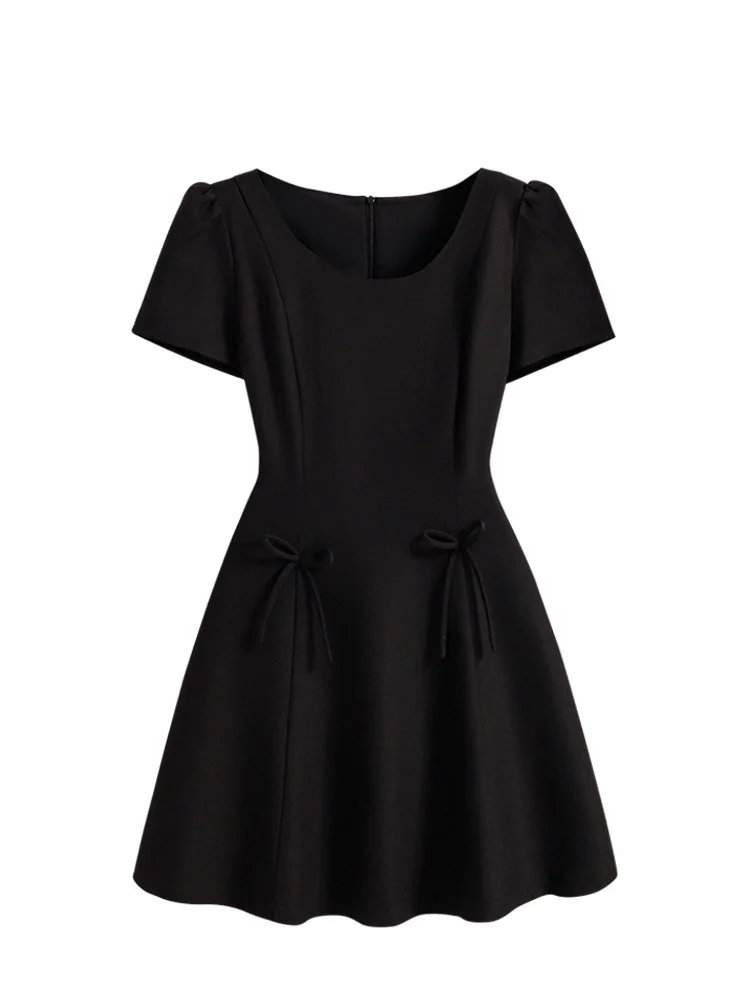 Summer New plus Size Women's Dress Cara CLUB Short Sleeve Loose Waist Cinched Black Dress Citywalk A-Line Polyester Fiber
Summer New plus Size Women's Dress Cara CLUB Short Sleeve Loose Waist Cinched Black Dress Citywalk A-Line Polyester Fiber