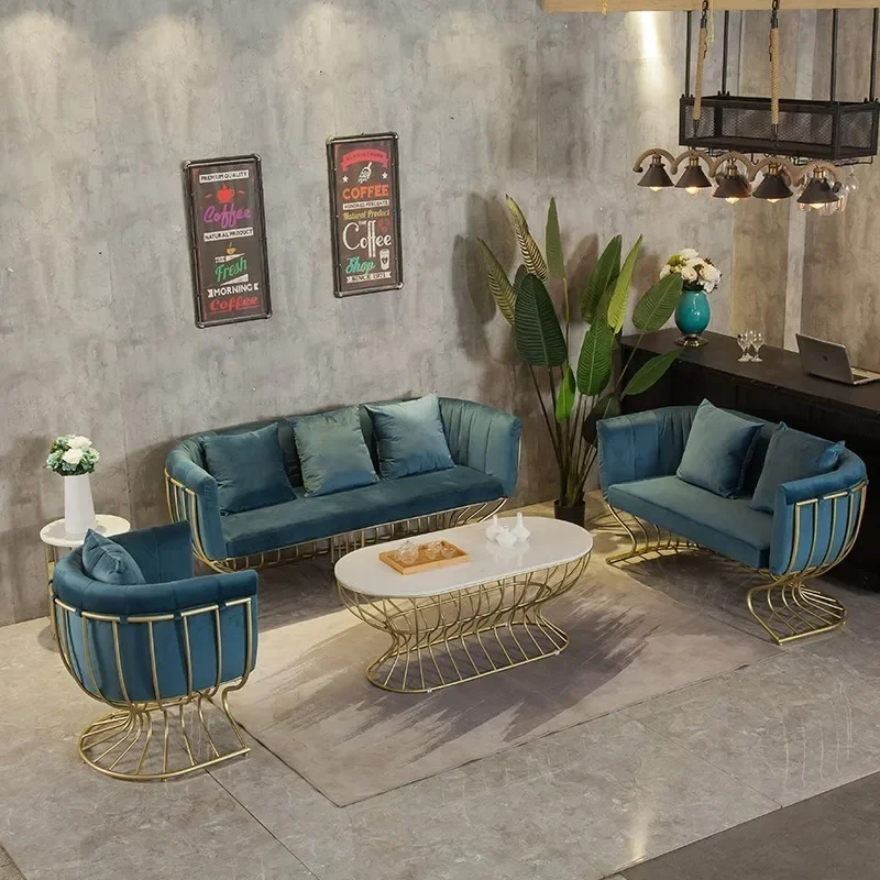 Beauty studio leisure coffee table Nordic iron sofa light luxury leisure network celebrity sofa table and chair booth
Beauty studio leisure coffee table Nordic iron sofa light luxury leisure network celebrity sofa table and chair booth
