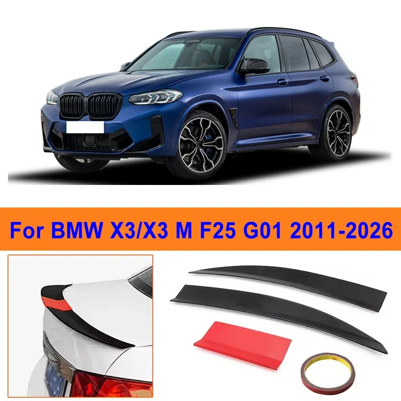 For BMW X3 X3 M F25 G01 2011-2026 3-Section ABS Rear Trunk Spoiler 115-125cm Adjustable Sports Decor Top Wing Car Exterior Parts
For BMW X3 X3 M F25 G01 2011-2026 3-Section ABS Rear Trunk Spoiler 115-125cm Adjustable Sports Decor Top Wing Car Exterior Parts
