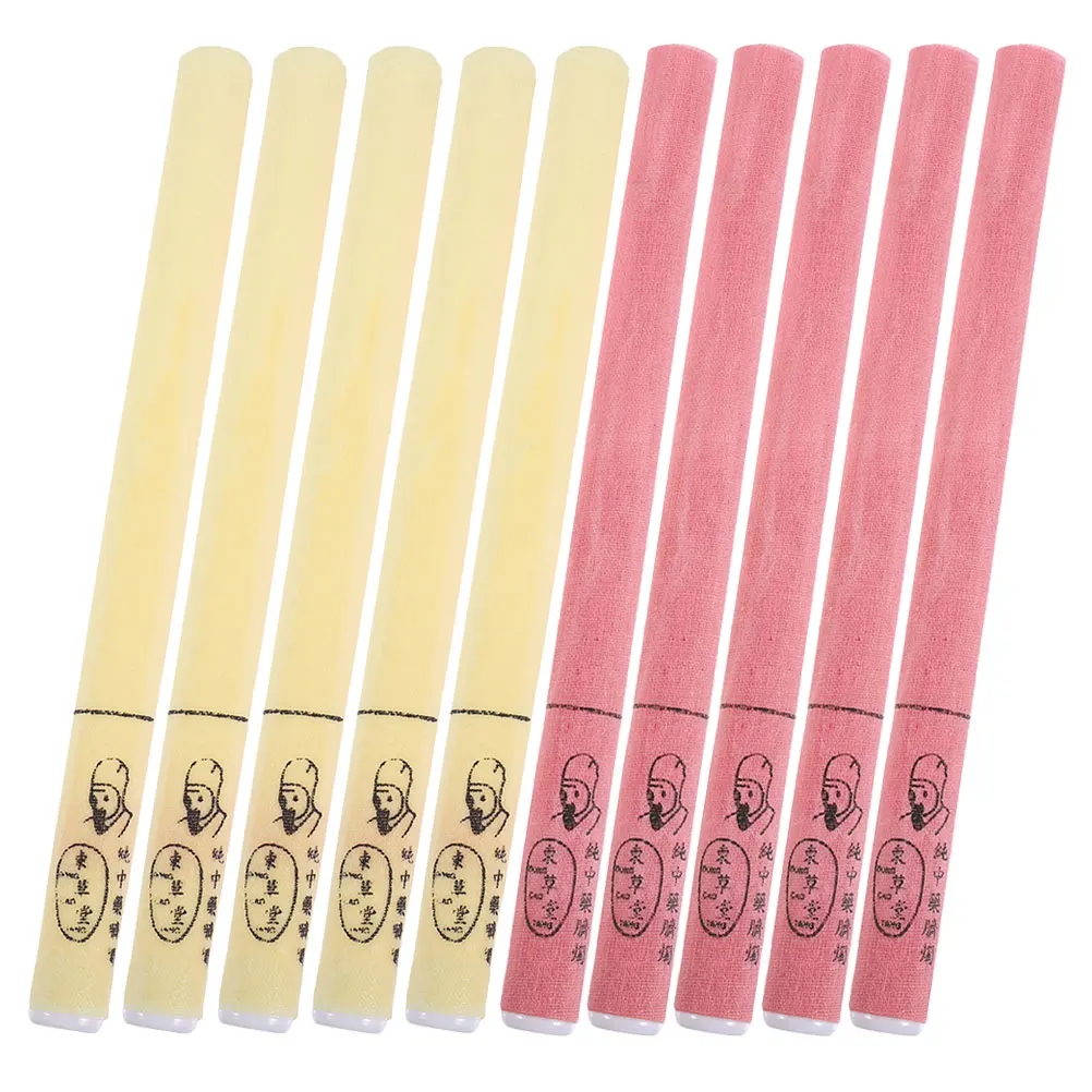 10 Pcs Moxibustion Sticks Aromatic Belly Tools Red Yellow Spa Body Navel Uniform Slow Burning Lightweight Portable Practical
10 Pcs Moxibustion Sticks Aromatic Belly Tools Red Yellow Spa Body Navel Uniform Slow Burning Lightweight Portable Practical