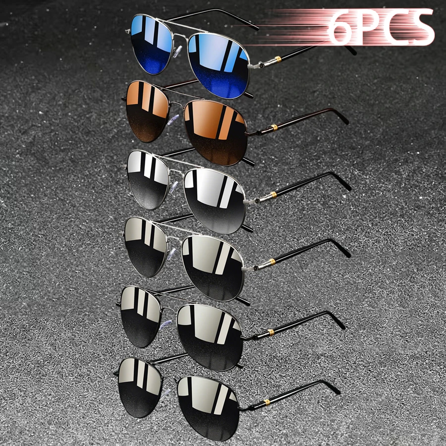 2PCS Unisex Pilot Vintage Sunglasses Classic Brand Designer Eyewear for Hiking Cycling Fishing Driving Vacation
2PCS Unisex Pilot Vintage Sunglasses Classic Brand Designer Eyewear for Hiking Cycling Fishing Driving Vacation