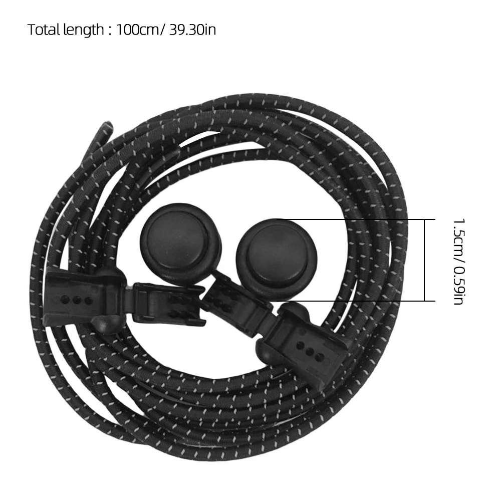 Elastic Reflective Shoelaces Shoes Stretchy for Sneakers Fast Travel Running Night Ties
Elastic Reflective Shoelaces Shoes Stretchy for Sneakers Fast Travel Running Night Ties