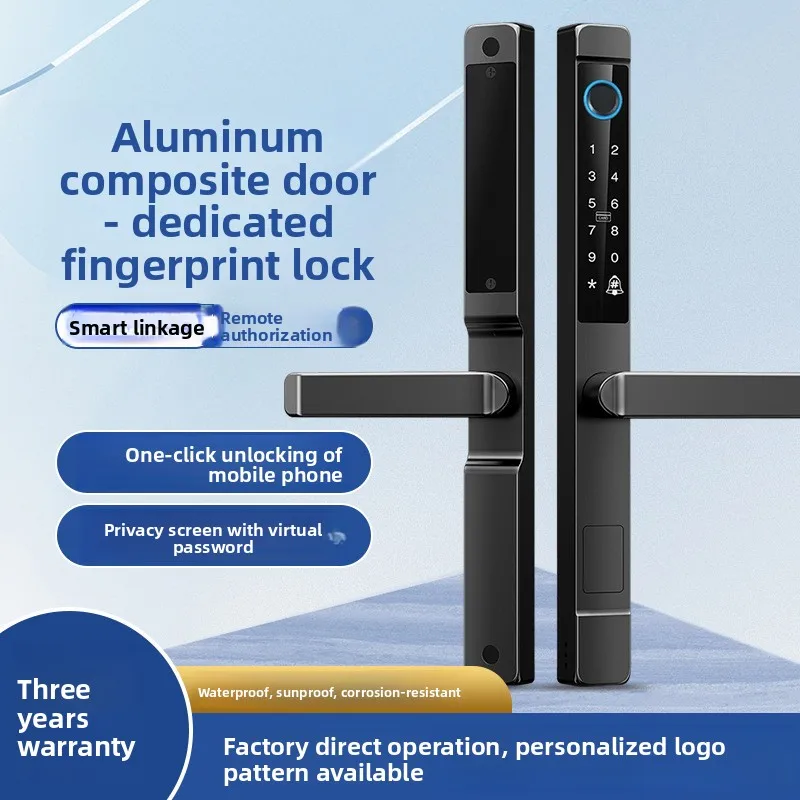 Broken Bridge Aluminum Doors and Windows Smart Lock Fingerprint Password Sliding Door Lock
Broken Bridge Aluminum Doors and Windows Smart Lock Fingerprint Password Sliding Door Lock