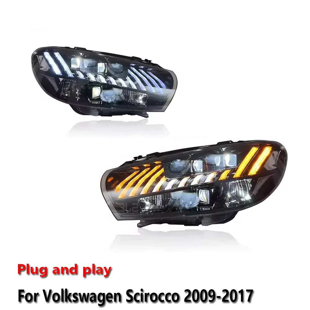 Светодиодные фары для автомобилей Volkswagen Scirocco 2009-2017 1.4T 2.0T с функциями DRL, стоп-сигнала и поворотников, установка Plug and Play.
Светодиодные фары для автомобилей Volkswagen Scirocco 2009-2017 1.4T 2.0T с функциями DRL, стоп-сигнала и поворотников, установка Plug and Play.