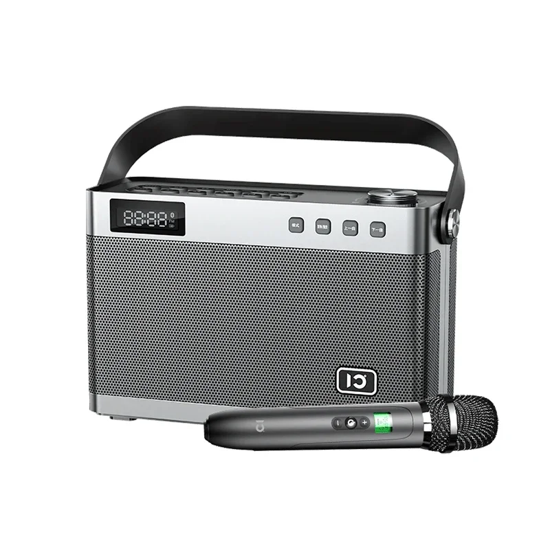 Shidu -T9 40W Professional 40W Home Hifi Karaoke Wireless Bluetooth Speaker With Grey/Silver Color
Shidu -T9 40W Professional 40W Home Hifi Karaoke Wireless Bluetooth Speaker With Grey/Silver Color