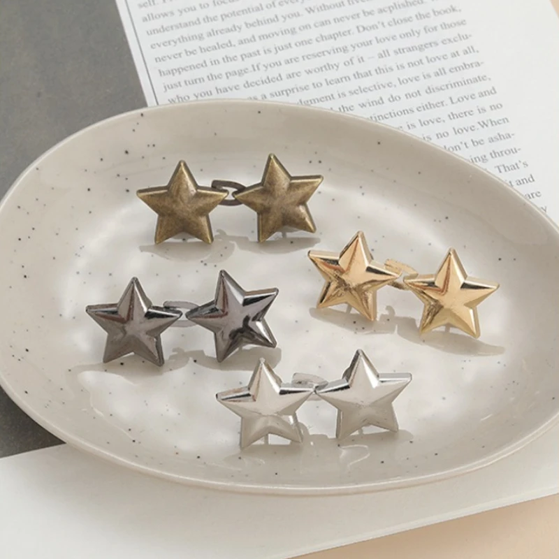1 Pair Small Star Waist Buckle Star Jeans Button Clips - Waist Tightener for Pants/Skirts Universal Fit & Quick Size Adjustment
1 Pair Small Star Waist Buckle Star Jeans Button Clips - Waist Tightener for Pants/Skirts Universal Fit & Quick Size Adjustment