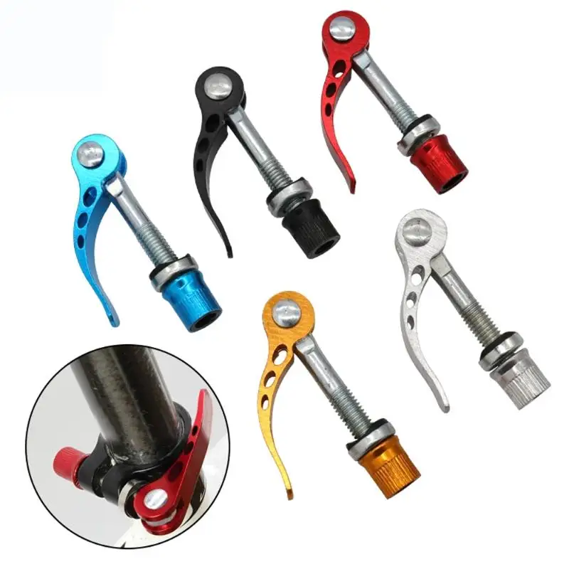 【C】Bike Seat Post Clamp Quick Release Pin High-strength Aluminum Alloy Bicycle Seatpost Binder Bolt
【C】Bike Seat Post Clamp Quick Release Pin High-strength Aluminum Alloy Bicycle Seatpost Binder Bolt