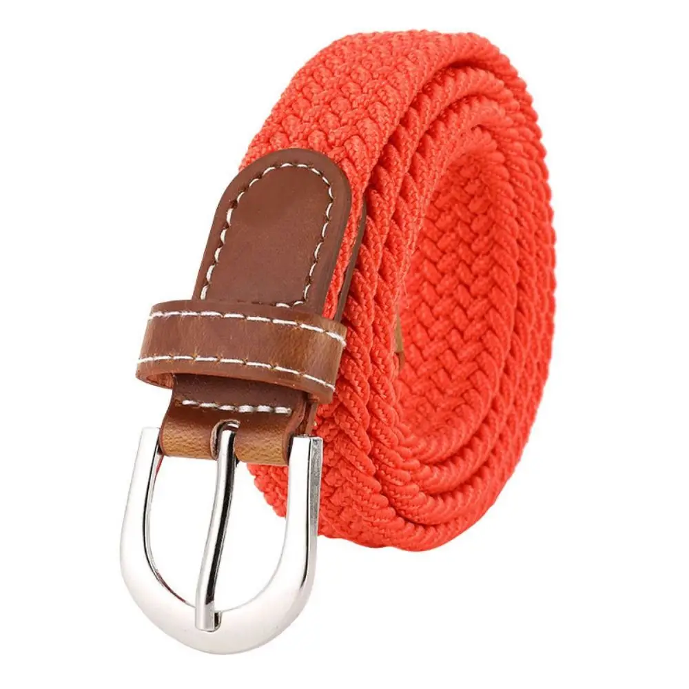 Fashion Canvas Woven Belt Knitted Thin Adjustable Elastic Waistband Alloy Pin Buckle No Holes Stretch Waist Belts Students
Fashion Canvas Woven Belt Knitted Thin Adjustable Elastic Waistband Alloy Pin Buckle No Holes Stretch Waist Belts Students
