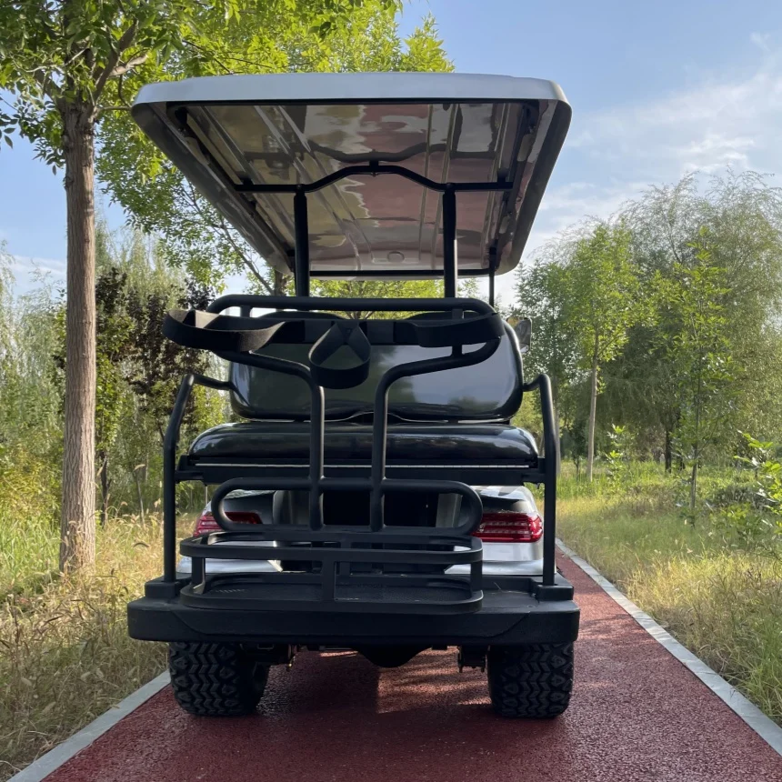 60V 72V Street Legal Golf Cart High Quality 4 Seater Electric Golf Cart Off-Road Tires Front Bumper Golf Bag Straps And Basket
60V 72V Street Legal Golf Cart High Quality 4 Seater Electric Golf Cart Off-Road Tires Front Bumper Golf Bag Straps And Basket