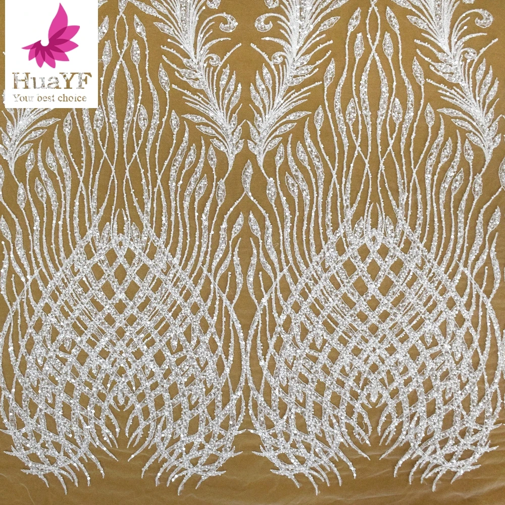 1 Yard Hot Sale Off White Nigerian Lace Tulle Fabric With Beads And Sequins For Bride Wedding Dress Lace HY1614
1 Yard Hot Sale Off White Nigerian Lace Tulle Fabric With Beads And Sequins For Bride Wedding Dress Lace HY1614