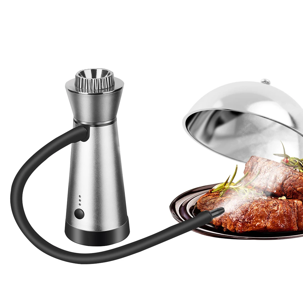 Added Flavor for Meat BBQ Cocktails Kitchen Cooking Tools Smoker Infuser Portable Molecular Cuisine Smoking Gun
Added Flavor for Meat BBQ Cocktails Kitchen Cooking Tools Smoker Infuser Portable Molecular Cuisine Smoking Gun