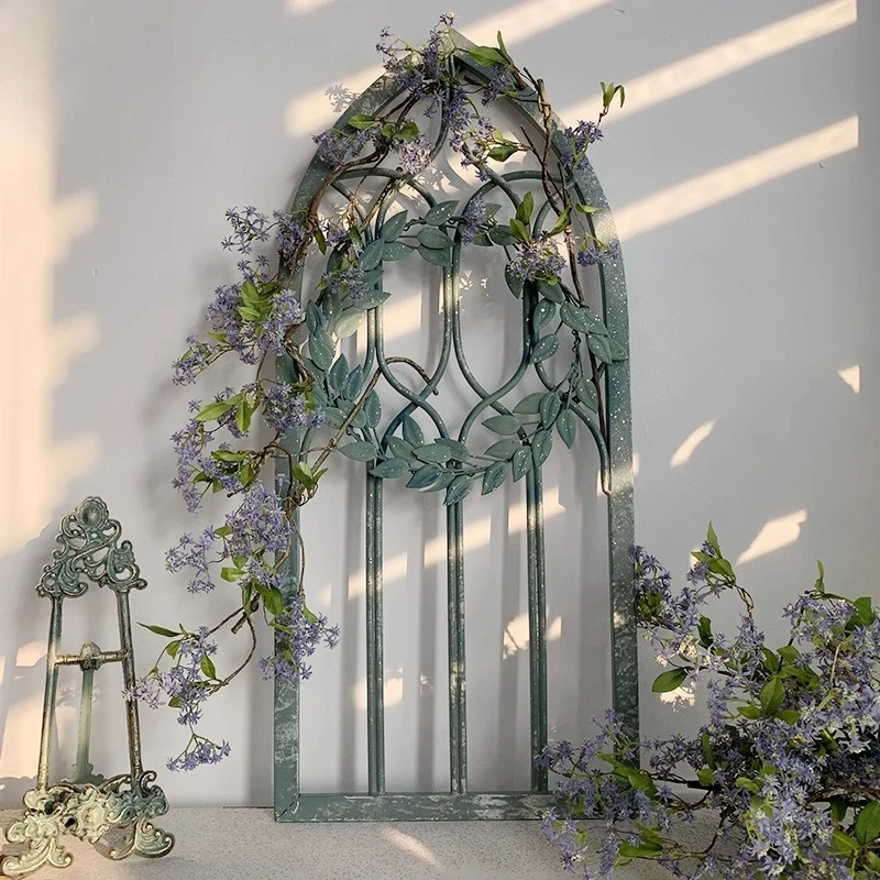 Wrought iron fake window retro old decoration wall hanging American country style living room home soft decoration dining room w
Wrought iron fake window retro old decoration wall hanging American country style living room home soft decoration dining room w