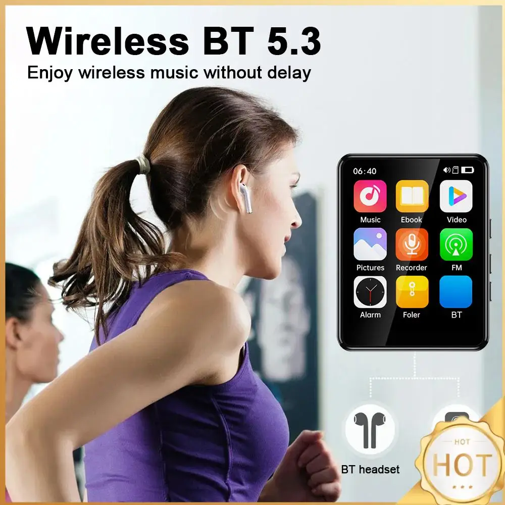 16/32/64GB MP3 Player Portable Music Player Bluetooth-Compatible5.3 Music Stereo Player with Speaker FM Radio Recording E-Book
16/32/64GB MP3 Player Portable Music Player Bluetooth-Compatible5.3 Music Stereo Player with Speaker FM Radio Recording E-Book