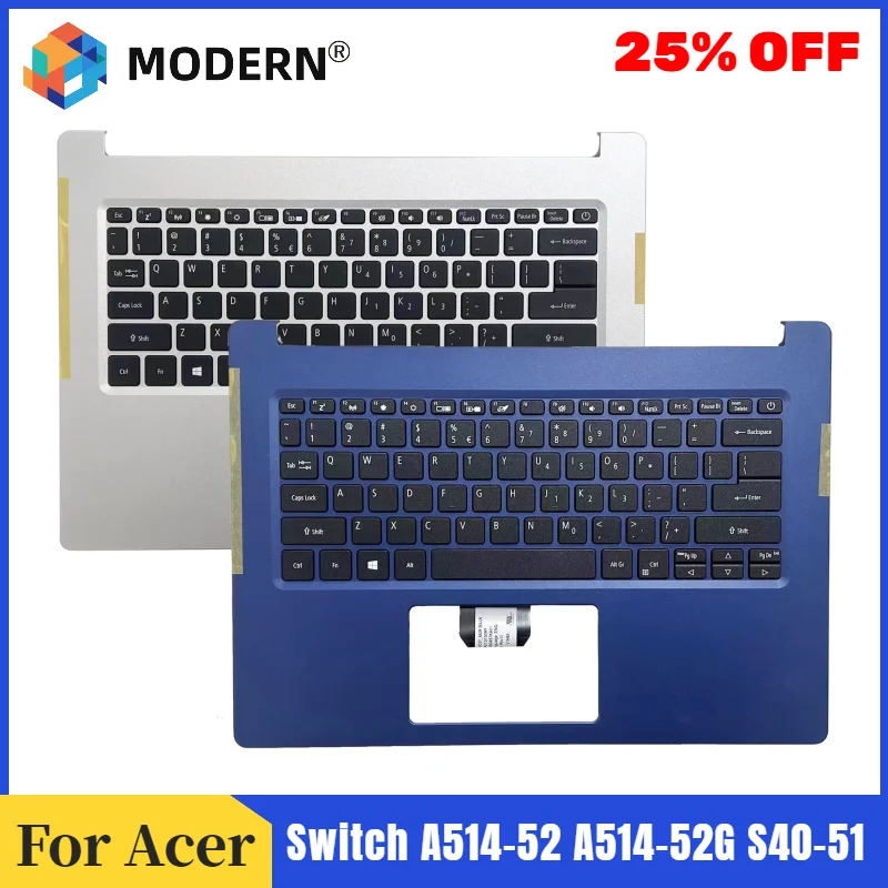 Новый для Acer Aspire Switch A514-52 A514-52G S40-51 N19H2, верхний чехол для ноутбука, упор для рук, клавиатура 6B.HE1N8.032 6B.HDZN8.032 синий
Новый для Acer Aspire Switch A514-52 A514-52G S40-51 N19H2, верхний чехол для ноутбука, упор для рук, клавиатура 6B.HE1N8.032 6B.HDZN8.032 синий
