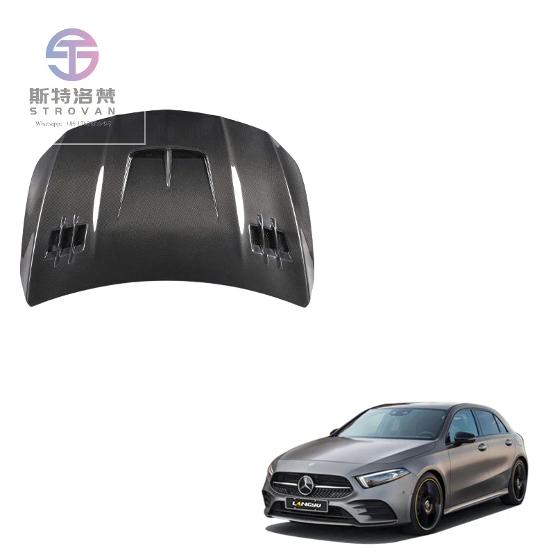 Langyu 2019+ Auto Modification Parts Carbon Fiber Engine Cover for Benz a Class W177 Upgrade LY Style Engine Hood
Langyu 2019+ Auto Modification Parts Carbon Fiber Engine Cover for Benz a Class W177 Upgrade LY Style Engine Hood