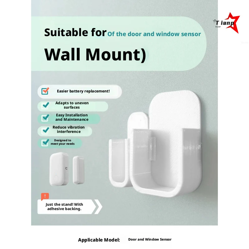 Wall Mount Bracket Hanger for Linptech Door Window Sensor Easy Battery Removal Replacement Holder
Wall Mount Bracket Hanger for Linptech Door Window Sensor Easy Battery Removal Replacement Holder