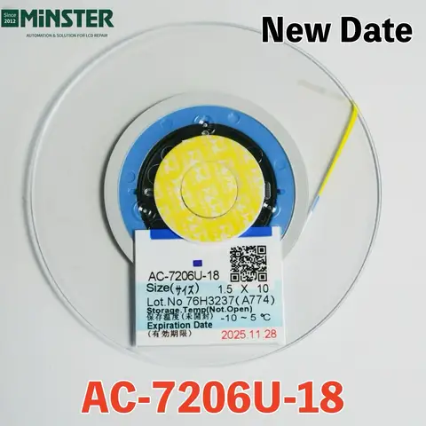 ACF Glue COF Bonding Tape Anisotropic Conductive Film for LED LCD TV Screen Display Panel Repair  AC-7206U-18 1.2/1.5mm