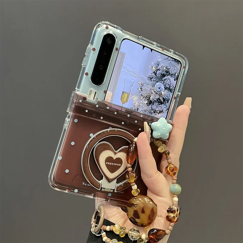 Cute Magnetic Heart Stand Case for Samsung z flip 7 zflip6 5 / Xiaomi mix flip/ mixflip2/ OPPO N3 Flip Phone Cases Anti slip
Cute Magnetic Heart Stand Case for Samsung z flip 7 zflip6 5 / Xiaomi mix flip/ mixflip2/ OPPO N3 Flip Phone Cases Anti slip