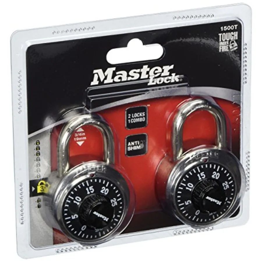 1500T Combination-Alike 4 Each Pack Contains 2 Locks
1500T Combination-Alike 4 Each Pack Contains 2 Locks