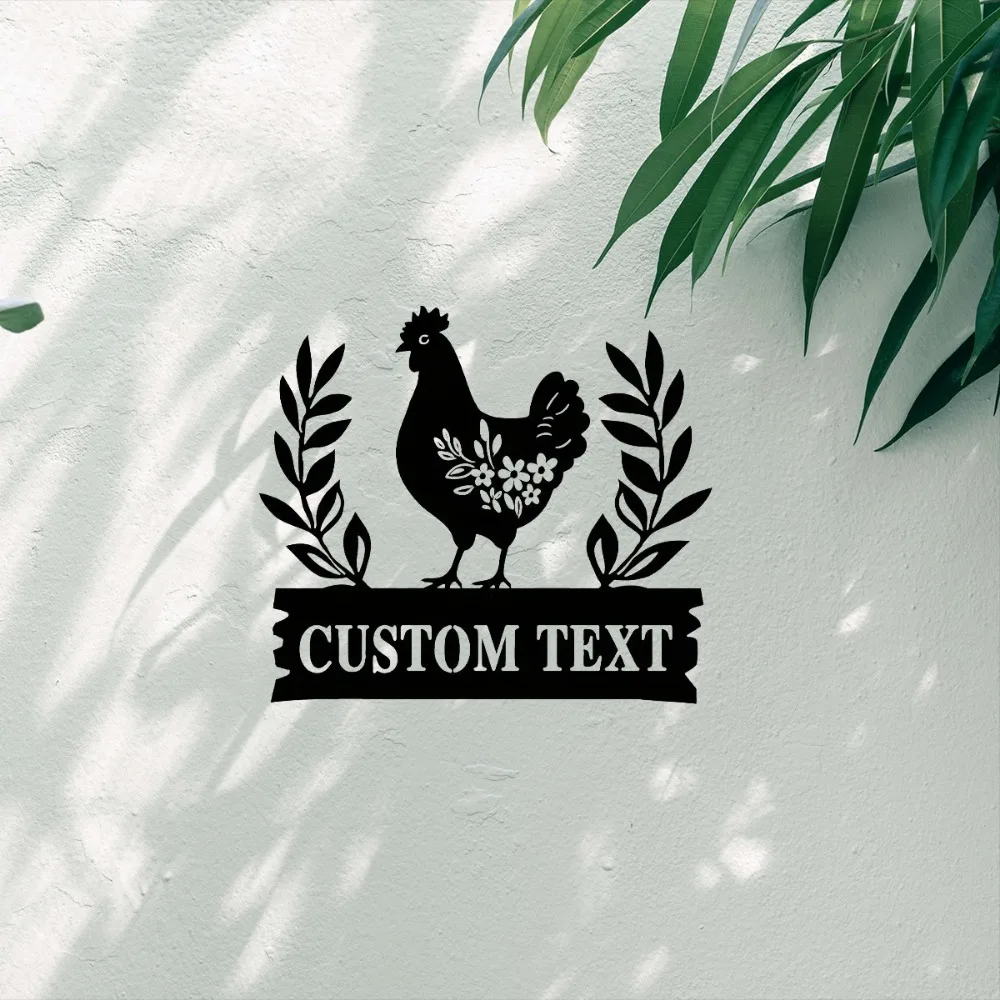 Singularly Unique Single Piece Customizable Metal Sign: Personalized Chicken - Silhouette Wall Art to Beautify Home Yard
Singularly Unique Single Piece Customizable Metal Sign: Personalized Chicken - Silhouette Wall Art to Beautify Home Yard