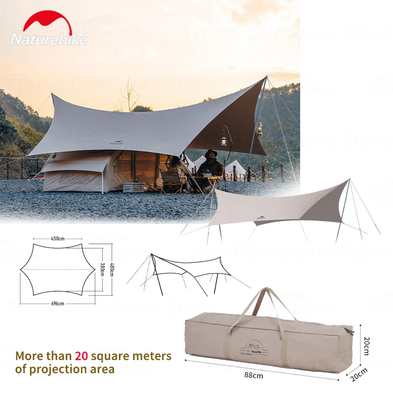 Тент-шатер Naturehike в форме бабочки, навес для сада, пляжный солнцезащитный тент, уличный навес от солнца на 15-20 человек
Тент-шатер Naturehike в форме бабочки, навес для сада, пляжный солнцезащитный тент, уличный навес от солнца на 15-20 человек