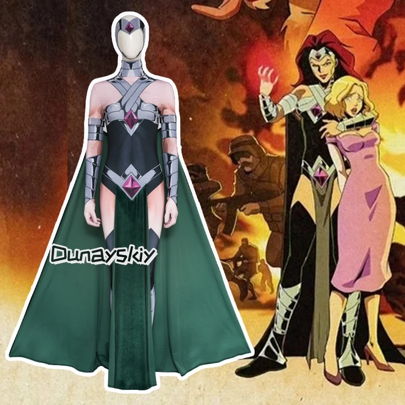 Anime Circe Cosplay Costume Unisex Outfit Jumpsuit Satin Glossy Bodysuit High-Neck Long-Sleeve Jumpsuit Halloween Role-playing
Anime Circe Cosplay Costume Unisex Outfit Jumpsuit Satin Glossy Bodysuit High-Neck Long-Sleeve Jumpsuit Halloween Role-playing