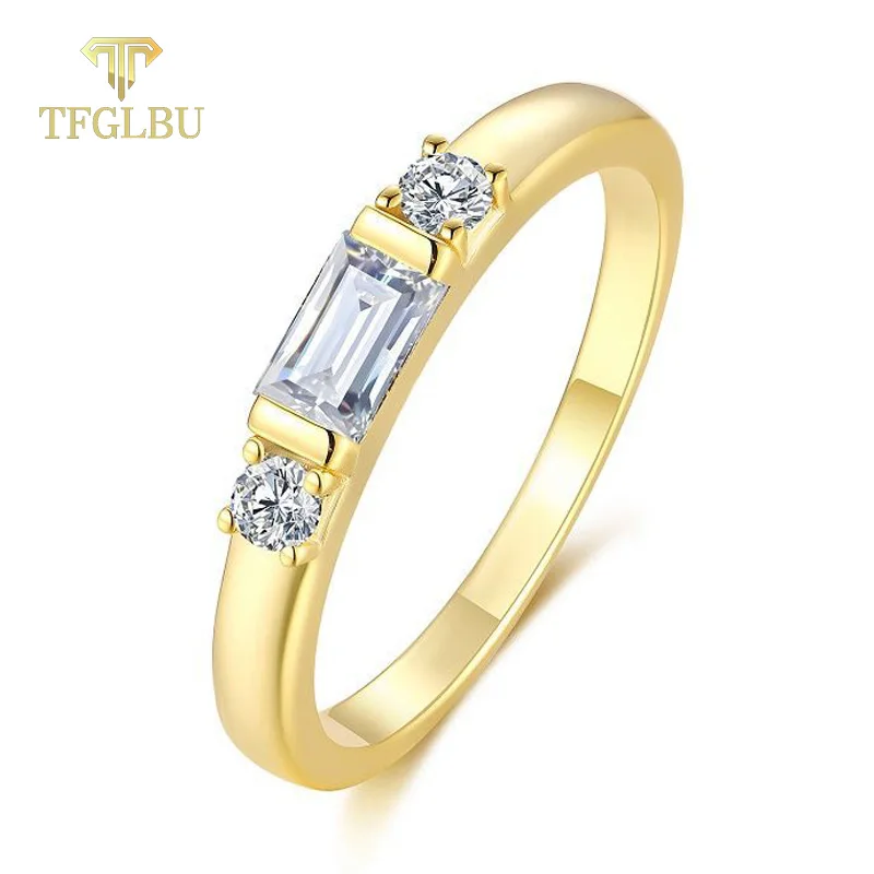 TFGLBU New D Color All Moissanite Ring for Women Wedding Anniversary 18k Plated Party Band 100% 925 Silver GRA Jewelry Gift
TFGLBU New D Color All Moissanite Ring for Women Wedding Anniversary 18k Plated Party Band 100% 925 Silver GRA Jewelry Gift