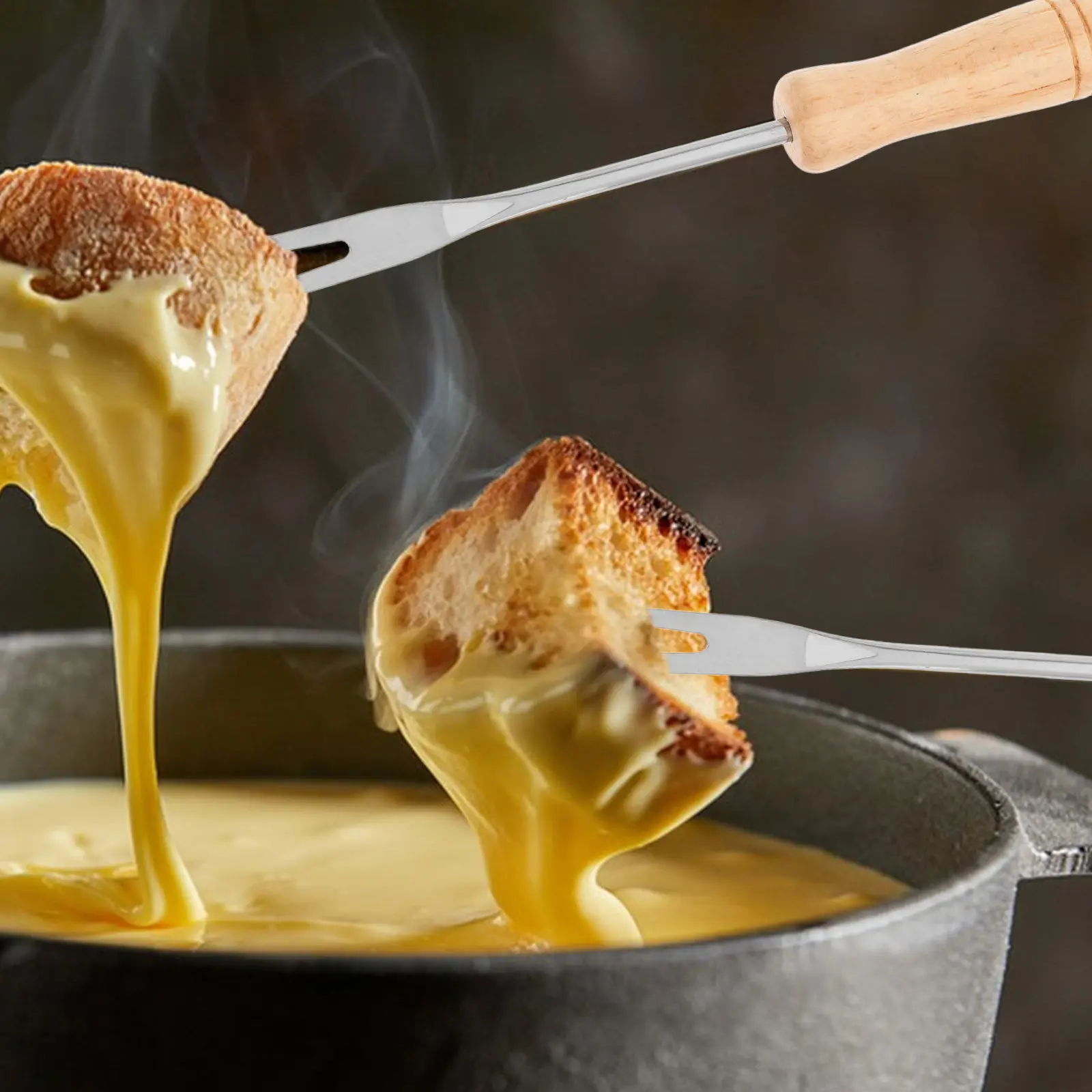 6pcs Fondue Fork Stainless Steel Telescoping Blending Fork For Cheese Hot Pot Fruit Dipping Dessert Appetizer Kitchen Utensil
6pcs Fondue Fork Stainless Steel Telescoping Blending Fork For Cheese Hot Pot Fruit Dipping Dessert Appetizer Kitchen Utensil