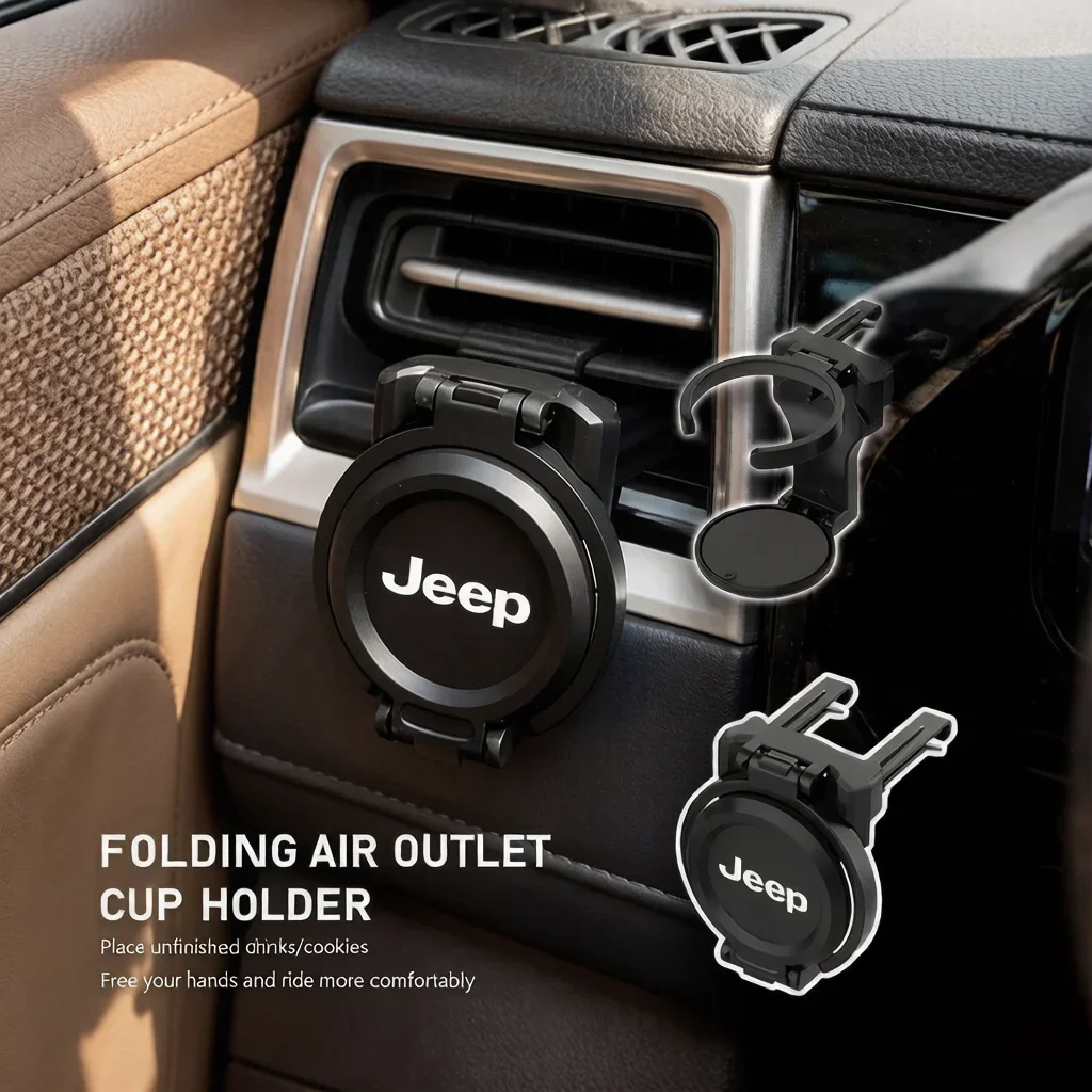 Car Air Vent Coffee Cup Holder for Jeep Grand Cherokee, Wrangler JL, Compass, Gladiator, Liberty, Patriot
Car Air Vent Coffee Cup Holder for Jeep Grand Cherokee, Wrangler JL, Compass, Gladiator, Liberty, Patriot