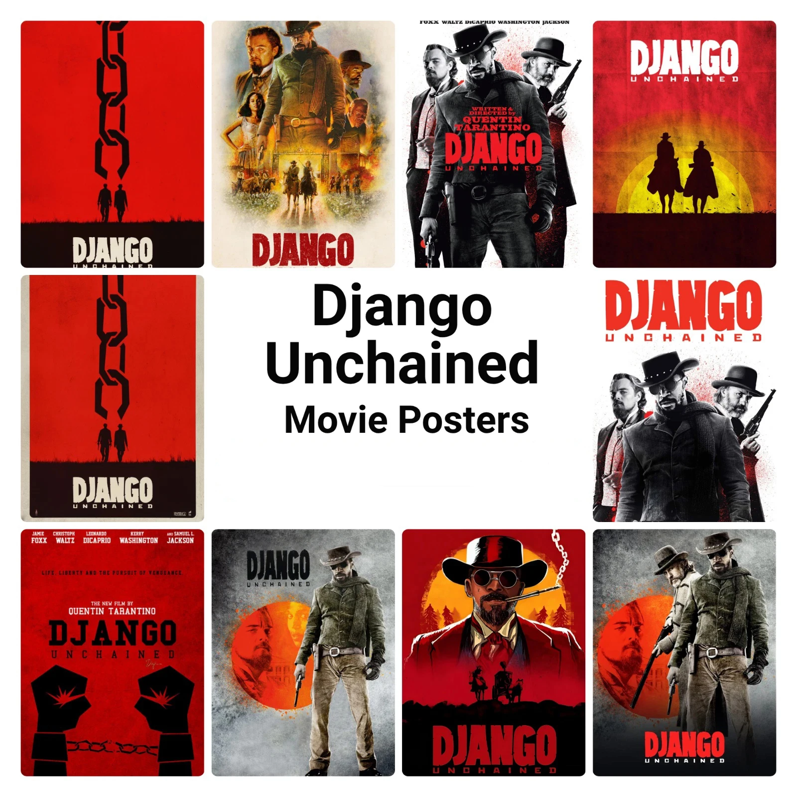 Django Unchained (2012) Movie, Print Art Canvas Poster,Living Room , Home Wall Decor Picture
Django Unchained (2012) Movie, Print Art Canvas Poster,Living Room , Home Wall Decor Picture