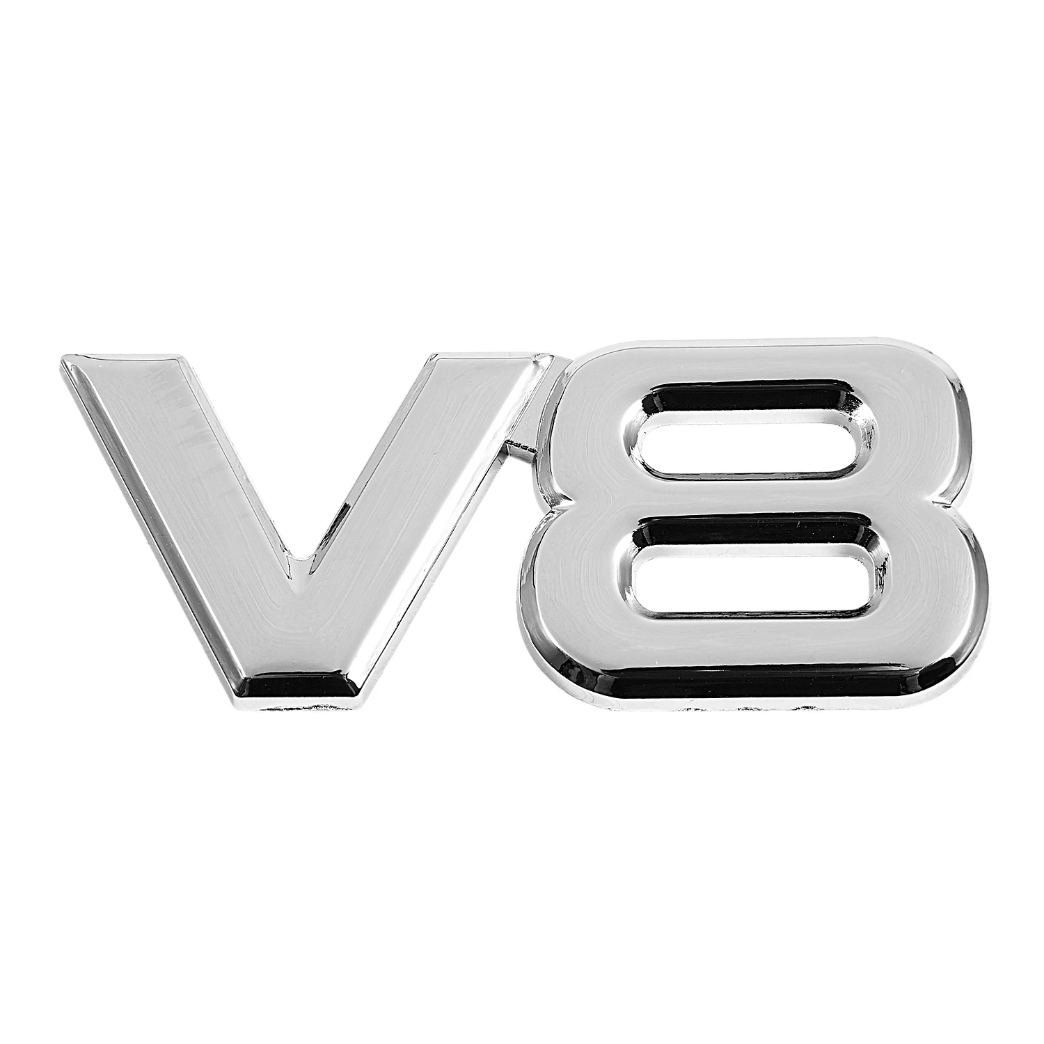 3D Silver Auto Motor V8 Car Rear Emblem Decal Badge Sticker 
3D Silver Auto Motor V8 Car Rear Emblem Decal Badge Sticker