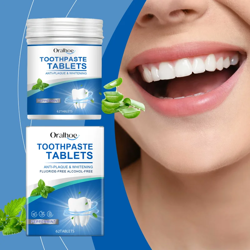 Mint Cleaning Toothpaste Tablets for Teeth Care - Gentle Cleaning, Aids Reducing Yellow Stains, Freshens Oral Cavity Daily
Mint Cleaning Toothpaste Tablets for Teeth Care - Gentle Cleaning, Aids Reducing Yellow Stains, Freshens Oral Cavity Daily