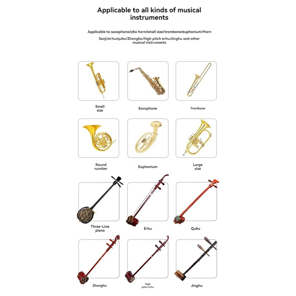 AA85 Sax Trumpet Trombone Wireless Microphone Instrument Pickup Receiver Transmitter Amplifier Recording Performance
AA85 Sax Trumpet Trombone Wireless Microphone Instrument Pickup Receiver Transmitter Amplifier Recording Performance